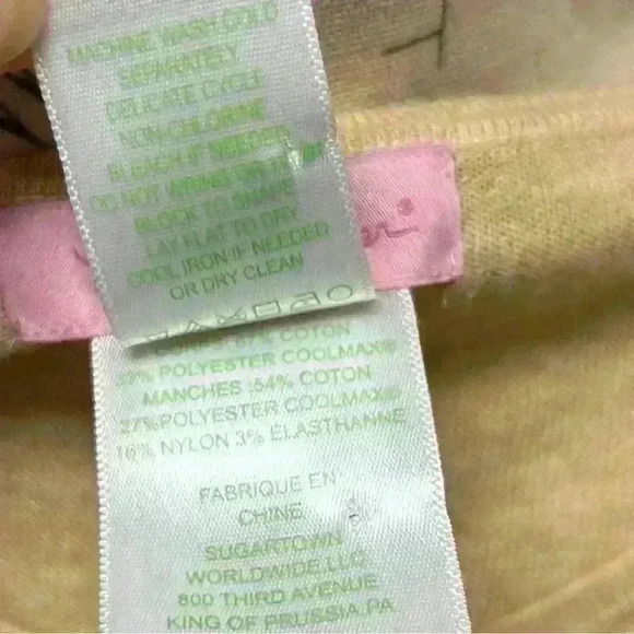 Lilly Pulitzer Ramona Gold Fringe Sweater Size Medium - Picture 13 of 15